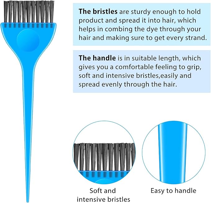 HAIR DYE BRUSH Pkt x 6 pcs - Image 2