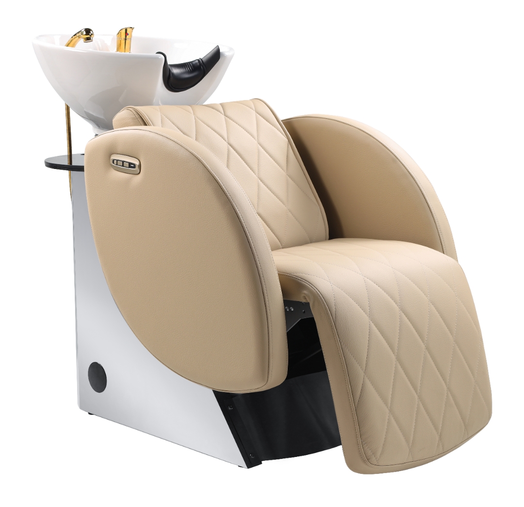 Electric Shampoo Chair- Almond